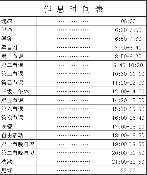 石家庄白求恩医学院一天上几节课？